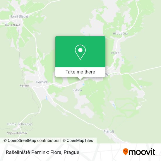 Rašeliniště Pernink: Flora map