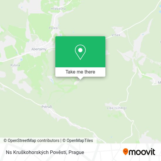 Ns Kruškohorských Pověstí map