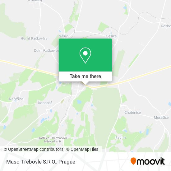 Maso-Třebovle S.R.O. map