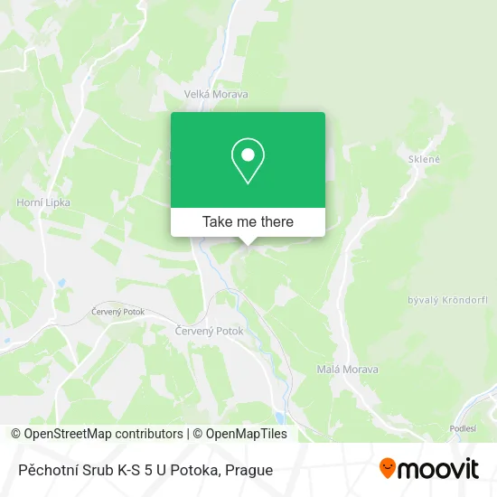 Карта Pěchotní Srub K-S 5 U Potoka