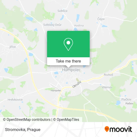 Карта Stromovka