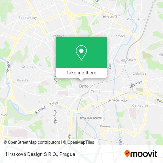 Hrstková Design S R.O. map