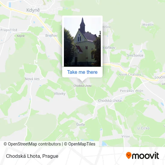 Карта Chodská Lhota