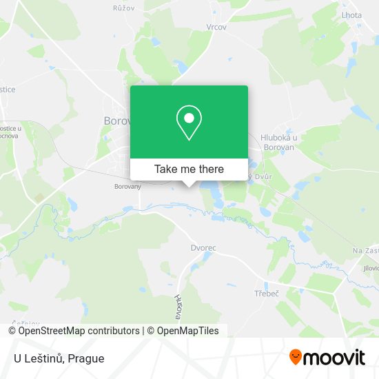 Карта U Leštinů