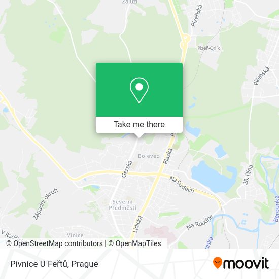Pivnice U Feřtů map