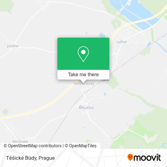 Těšické Búdy map