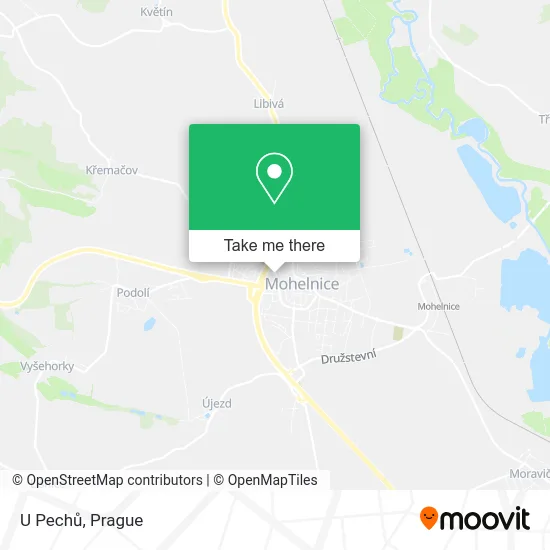 Карта U Pechů