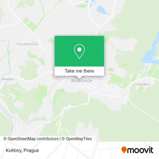 Květiny map