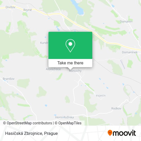 Hasičská Zbrojnice map
