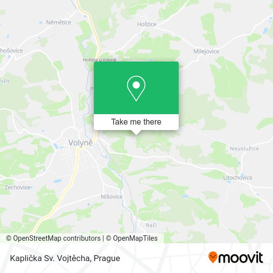 Kaplička Sv. Vojtěcha map