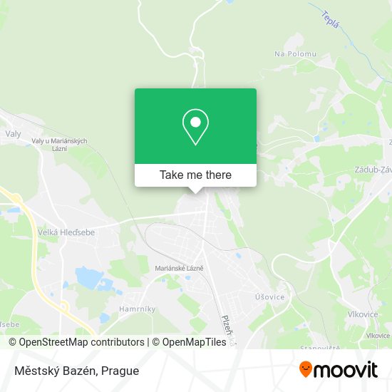 Městský Bazén map