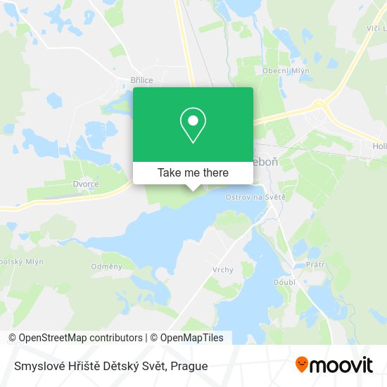 Smyslové Hřiště Dětský Svět map