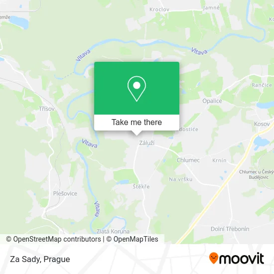 Карта Za Sady
