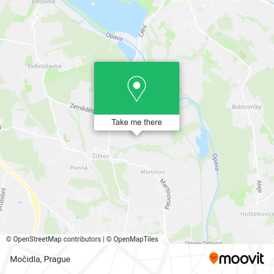 Карта Močidla