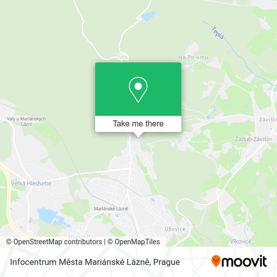 Infocentrum Města Mariánské Lázně map