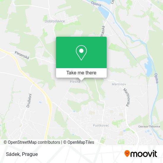 Sádek map