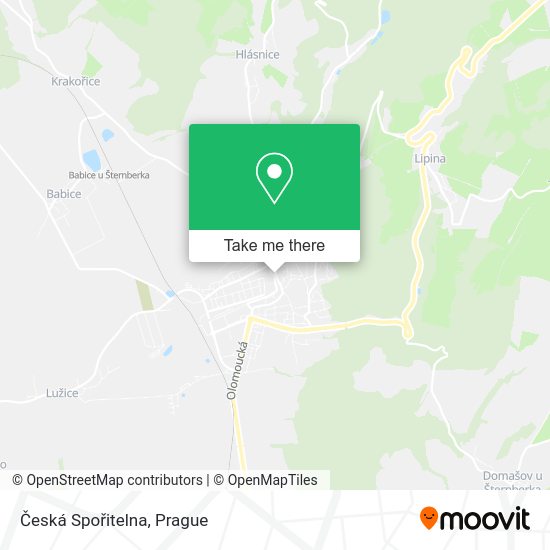 Česká Spořitelna map