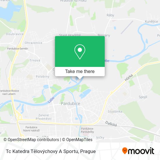 Tc Katedra Tělovýchovy A Sportu map