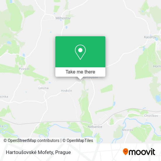 Hartoušovské Mofety map