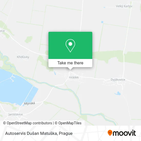 Карта Autoservis Dušan Matuška