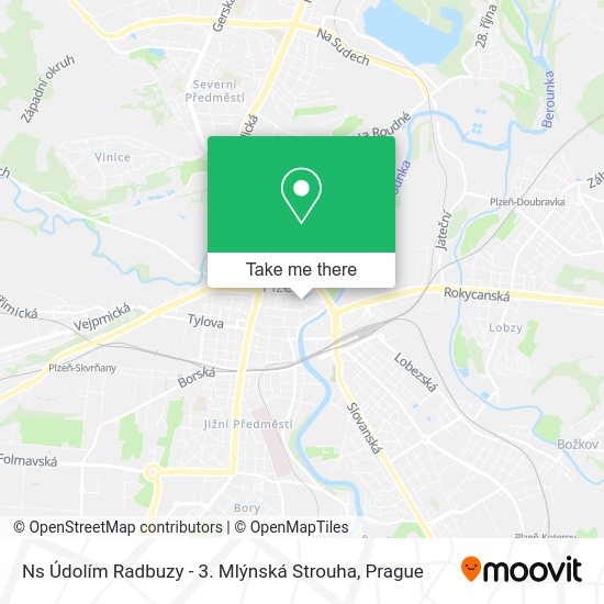 Ns Údolím Radbuzy - 3. Mlýnská Strouha map