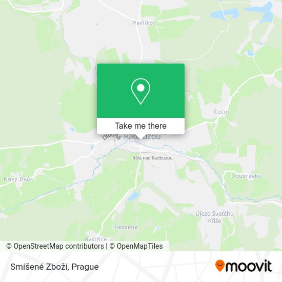 Smíšené Zboží map