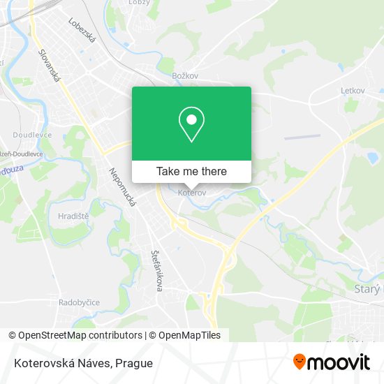 Koterovská Náves map
