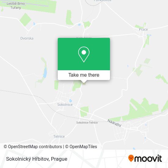 Sokolnický Hřbitov map