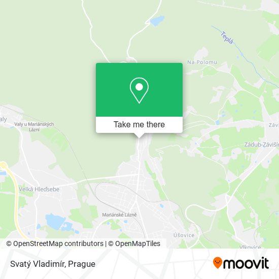 Svatý Vladimír map