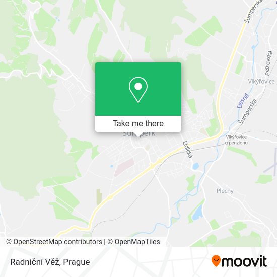 Radniční Věž map
