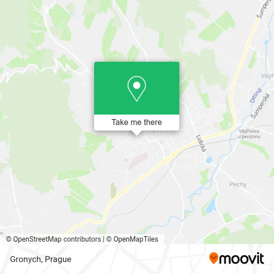 Gronych map