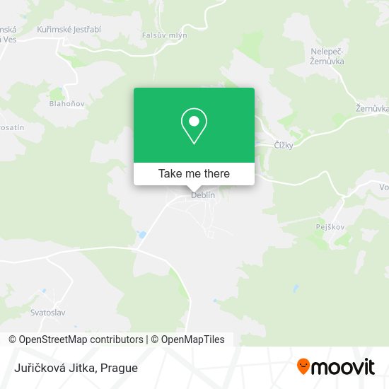 Juřičková Jitka map