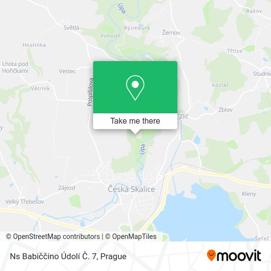 Ns Babiččino Údolí Č. 7 map