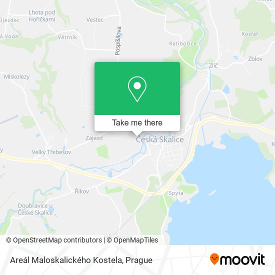 Areál Maloskalického Kostela map