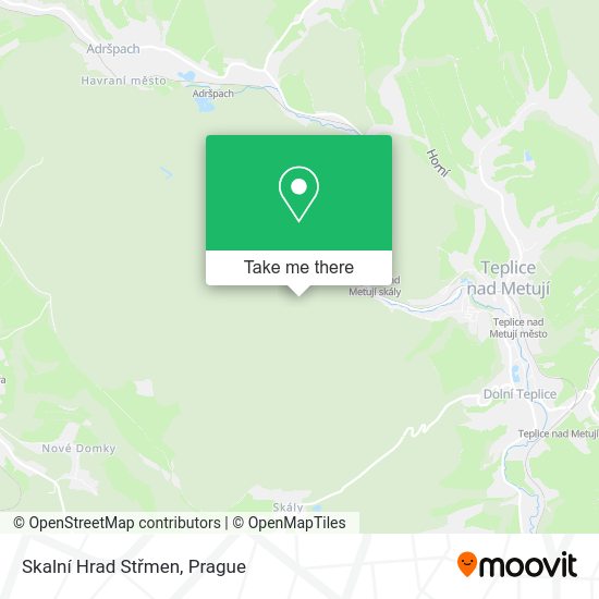 Skalní Hrad Střmen map