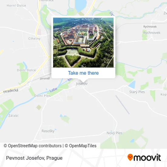 Карта Pevnost Josefov