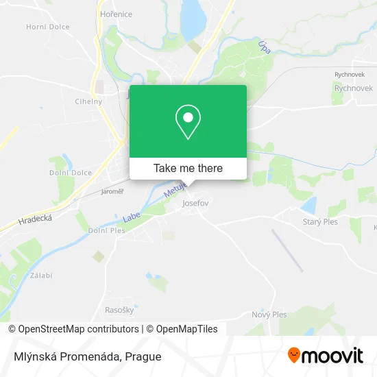 Карта Mlýnská Promenáda