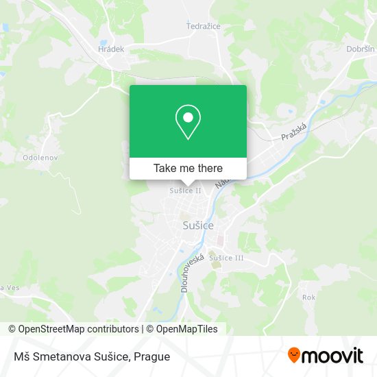 Mš Smetanova Sušice map