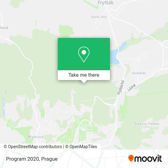 Program 2020 map