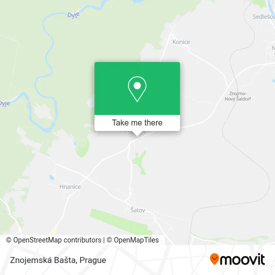 Карта Znojemská Bašta