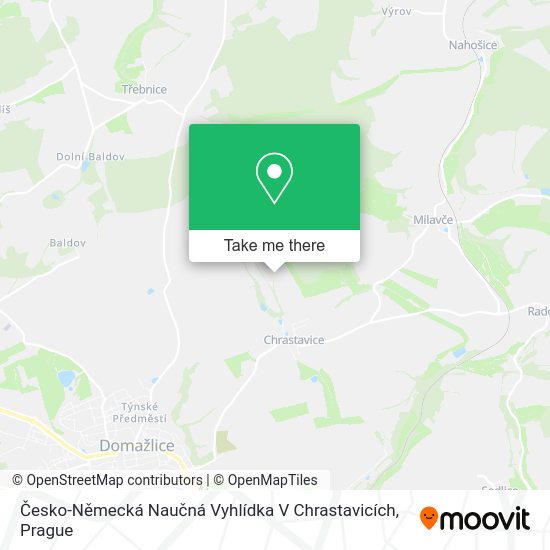 Česko-Německá Naučná Vyhlídka V Chrastavicích map