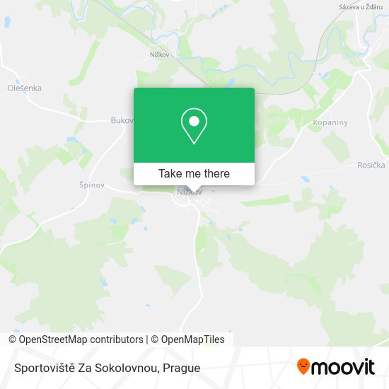 Sportoviště Za Sokolovnou map