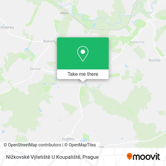 Nížkovské Výletiště U Koupaliště map