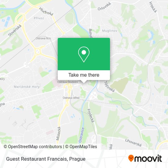 Guest Restaurant Francais map