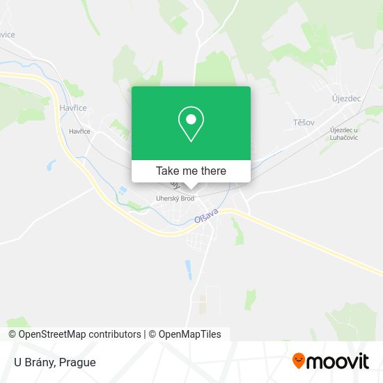 Карта U Brány