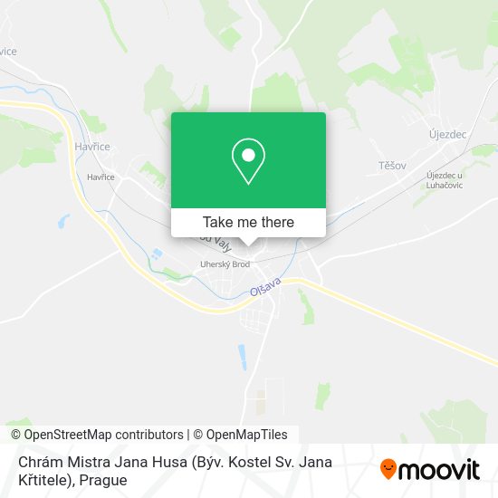 Chrám Mistra Jana Husa (Býv. Kostel Sv. Jana Křtitele) map