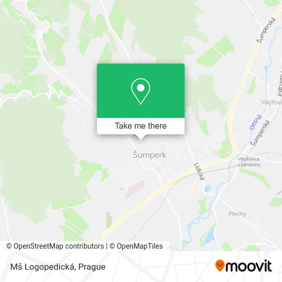 Карта Mš Logopedická