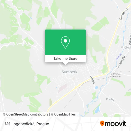 Карта Mš Logopedická
