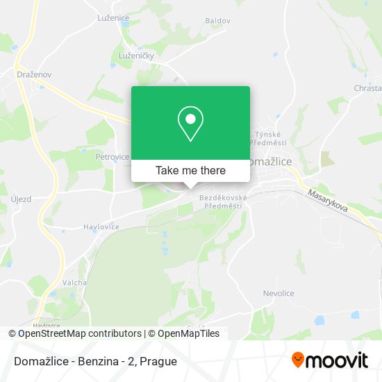 Domažlice - Benzina - 2 map