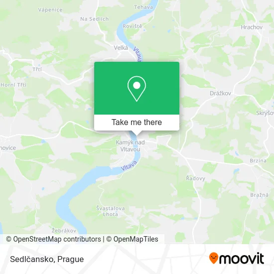 Карта Sedlčansko